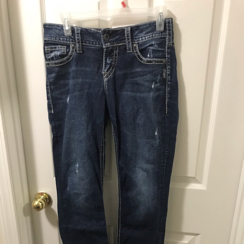 Silver jeans